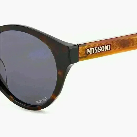 NWT MISSONI 49mm Round Sunglasses w/ Contrast Colors main image 10
